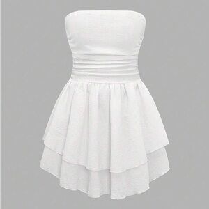 White shein sundress, XS